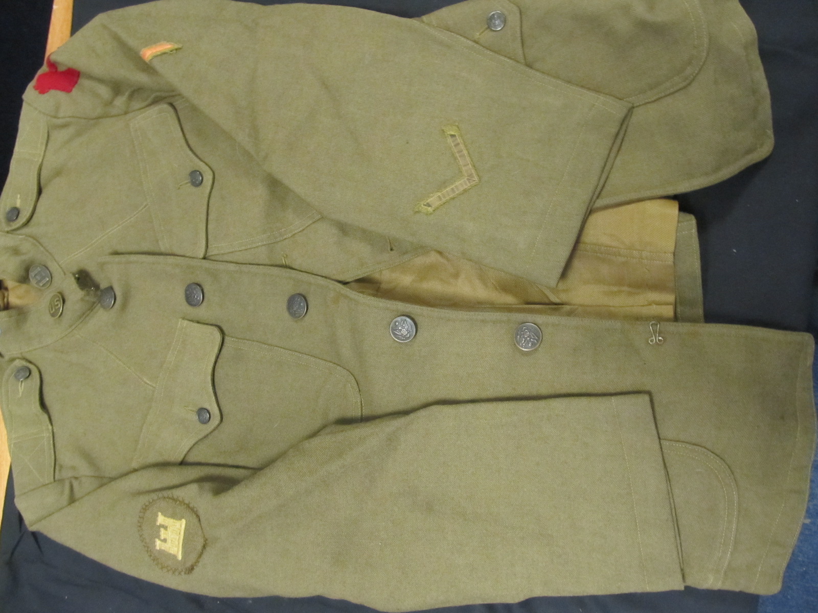 WW1 US soldiers service jacket.