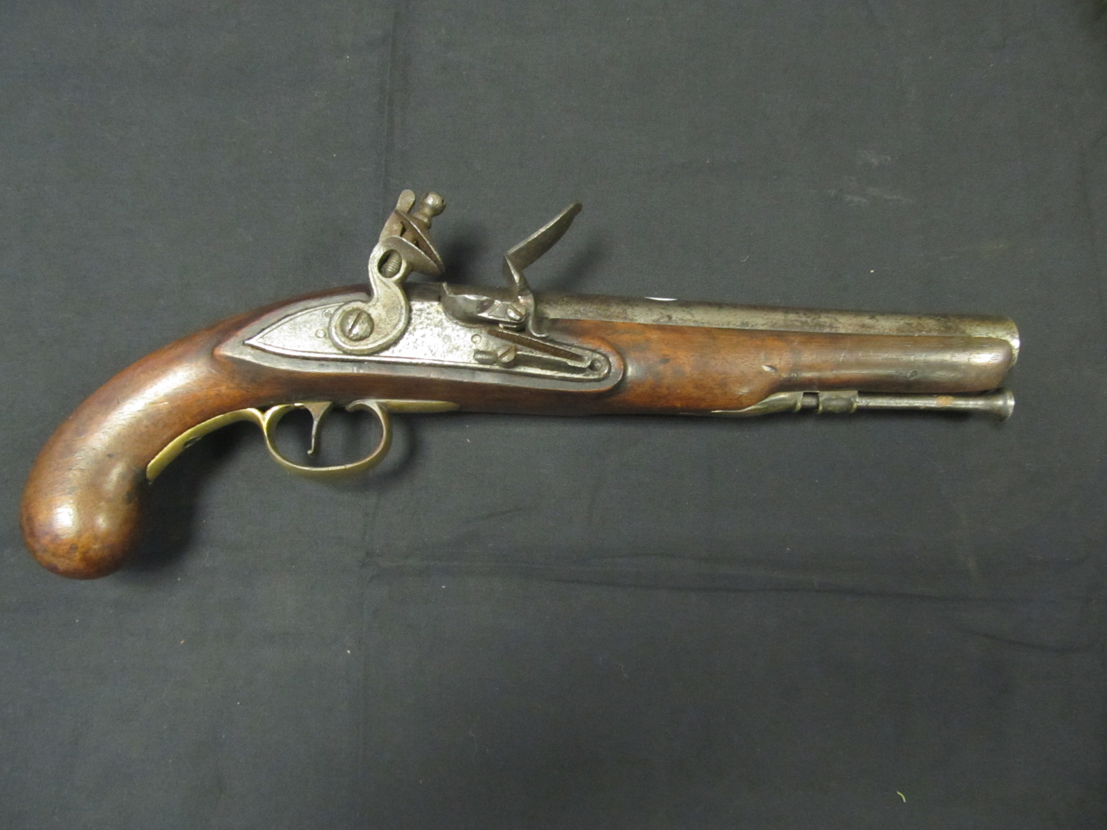 Flintlock early 19th century volunteer dragoon pistol.