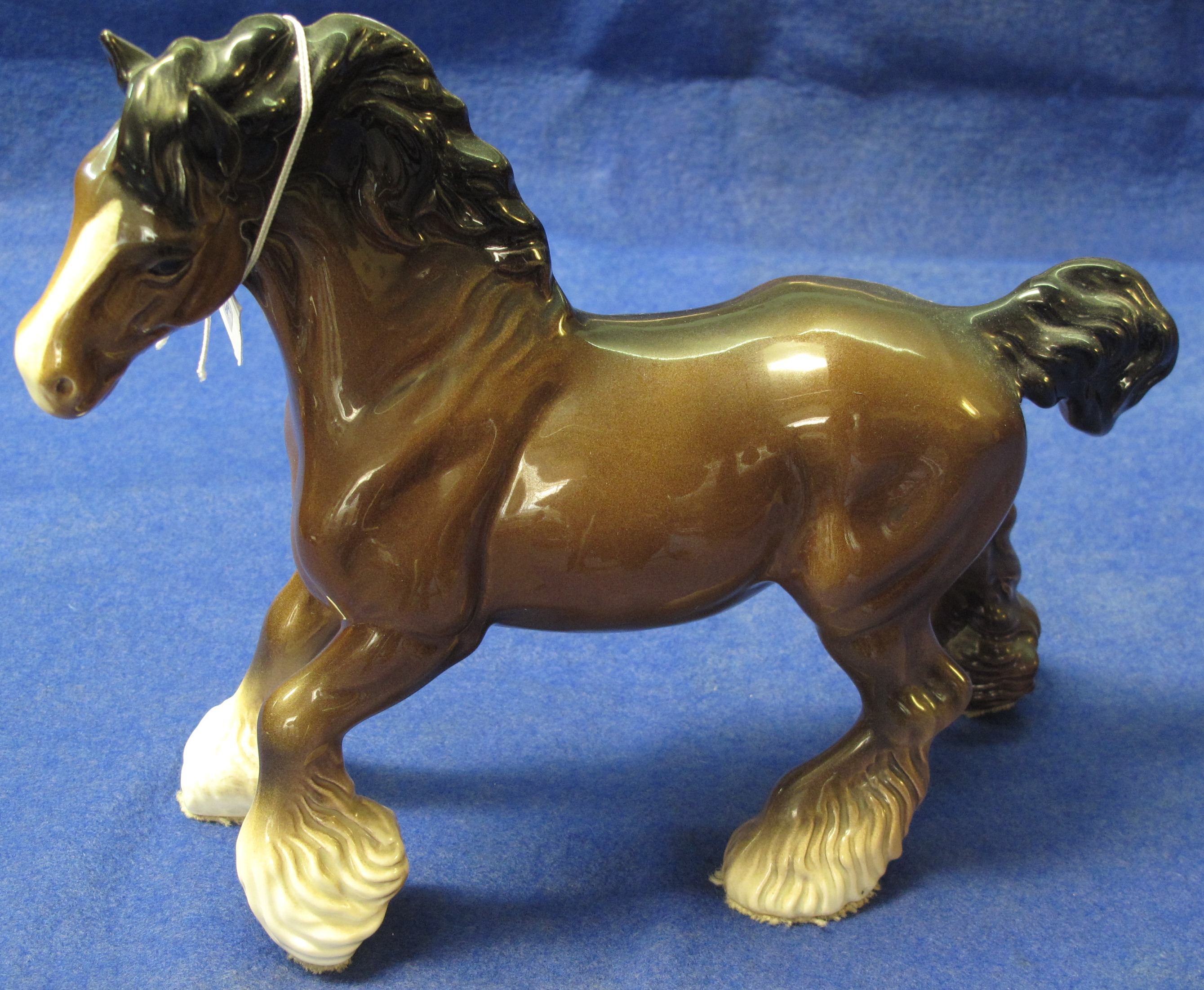 Beswick China Bay Prancing Shire Horse