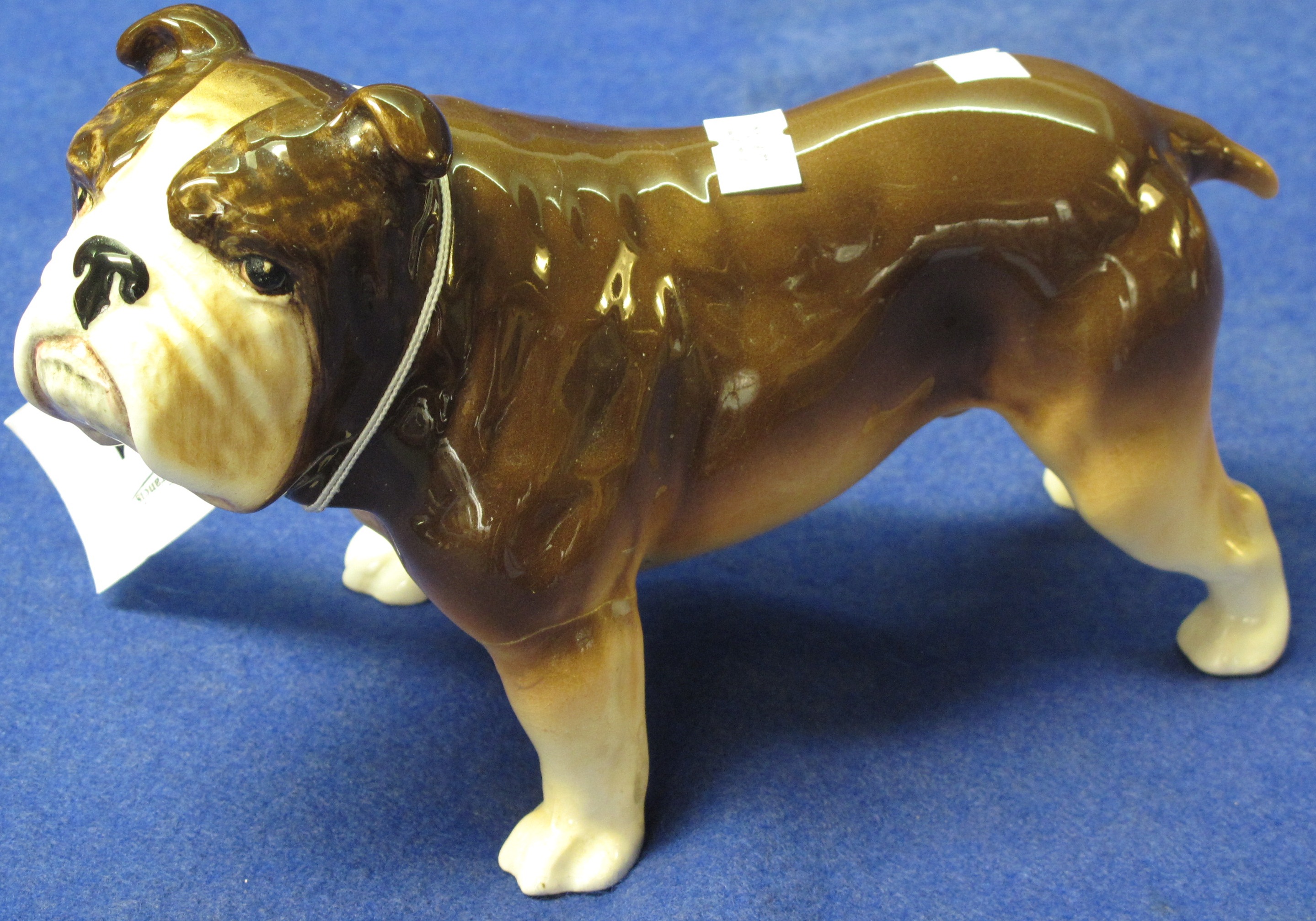 Sylvac Pottery standing Bull Dog. Impressed marks.