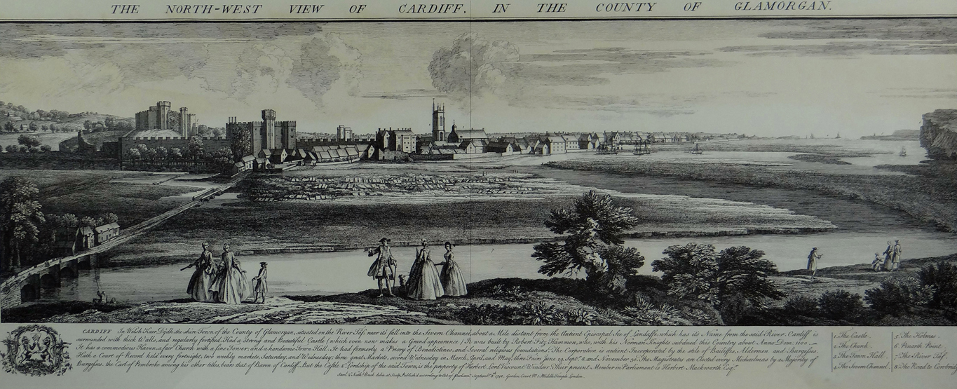 After SAMUEL AND NATHANIEL BUCK four reproduction prints; entitled `The North West View of