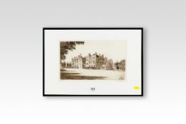 CHARLES HERBERT CLARK Limited Edition 66/150 etching; ` The Old Penrhos College, Colwyn Bay` with