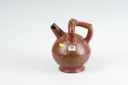 A terracotta water jug from the Ghanaian Coast