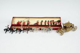 A Britains `Historical` series boxed Coronation coach with soldiers, `The State Coach` number