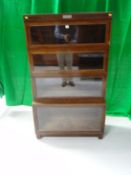 A four section Globe Wernicke bookcase.