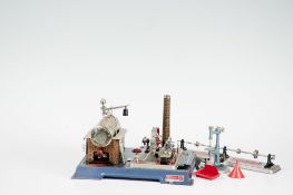 A well preserved boxed Wilesco model steam engine with original instructions.