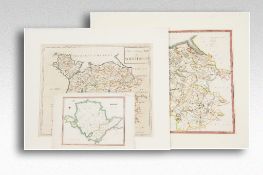 A large portfolio of miscellaneous unframed Welsh maps.