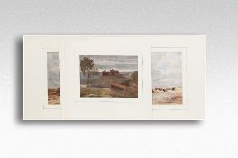 After DAVID COX thirteen various landscape prints (various sizes).