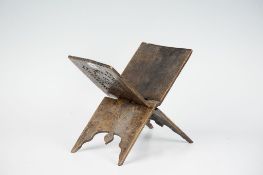 A native carved folding Koran stand.