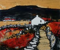 WILF ROBERTS limited edition (21/50) coloured print; entitled ‘Bwlch’ (Curwen Portfolio lithograph),