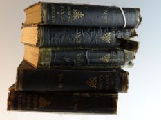 `History of Powys Fadog`, five volumes, 1885, black leathercloth (delicate condition)