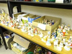 Royal Doulton `Bunnykins` - a very large parcel (one hundred and seventy plus) figurines with a