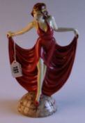 KEVIN FRANCIS Figurine `Moulin Rouge`, modelled by Andy Moss, Limited Edition 83/200