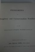 The Pedigrees of Anglesey Carnarvonshire Families by John Edwards-Griffith printed 1914, blue