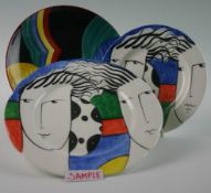 A collection of Susie Cooper limited edition commemorative plates and other sundry commemorative