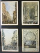 AFTER CARLO BOSSOLI; Set of five late nineteenth century coloured lithographs by Day & Son