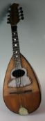 An early twentieth century Italian mandolin made by Carlo Loveri & Figlio of Naples. The mandolin