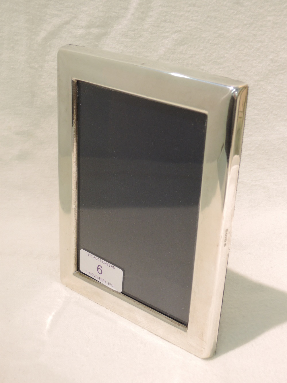 A modern silver photograph frame, Sheffield 1993