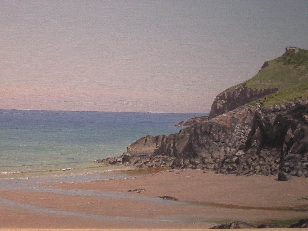 An oil painting, G A Garceau,  "Trevan Point, Cornwall" signed and dated 1993