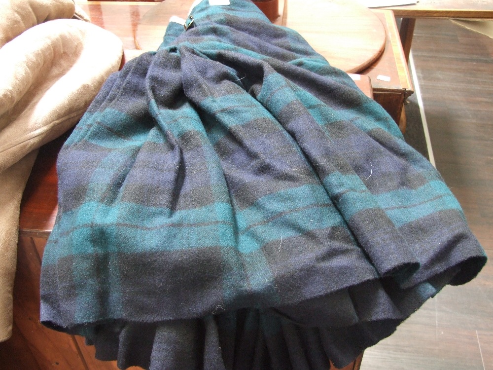 A vintage Black Watch Tartan Kilt