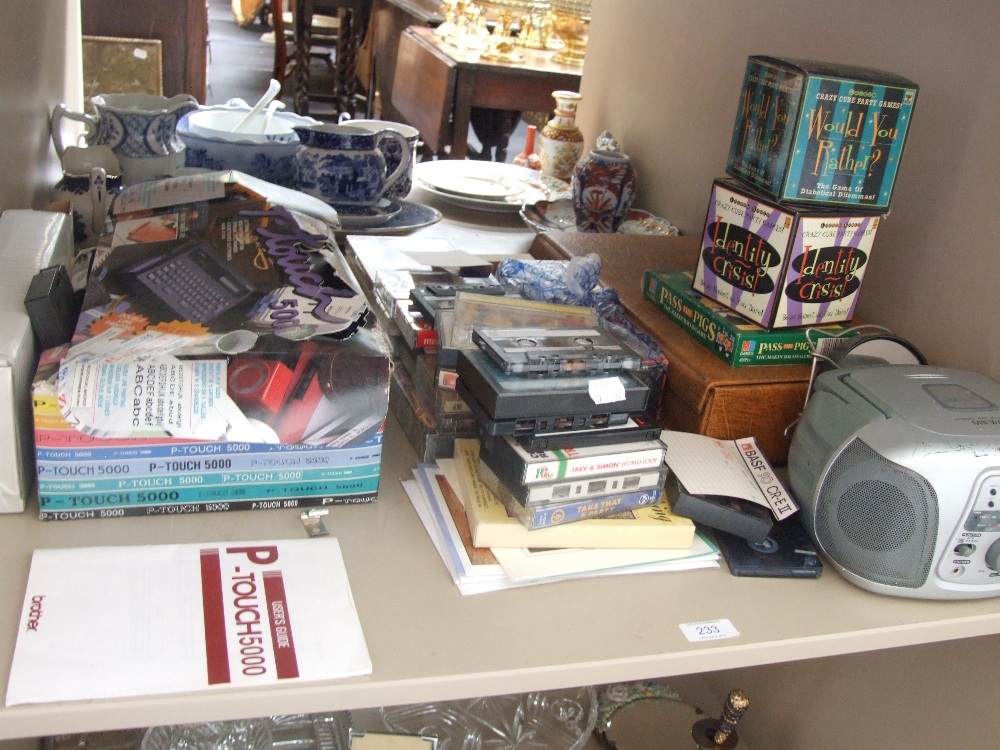 A selection of miscellaneous including games