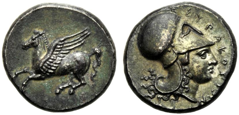 Greek Coinage Sicily, Syracuse, Stater, Timoleon and Third Democracy (344-317), c. 344-317 BC; AR (g