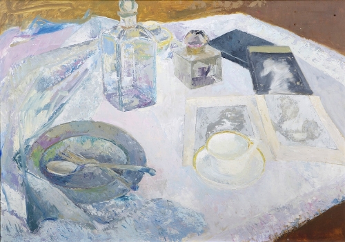 DR. ELIZABETH DYKES-BAKER
Still Life
Oil on board, 63 x 90cm
Signed, inscribed on label verso and
