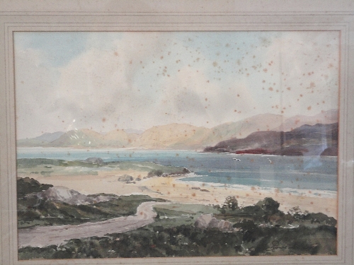 ROWLAND HILL ARUA (1915-1979)
The Entrance to Mulroy Bay, Co. Donegal 
Watercolour, 26 x 36cm