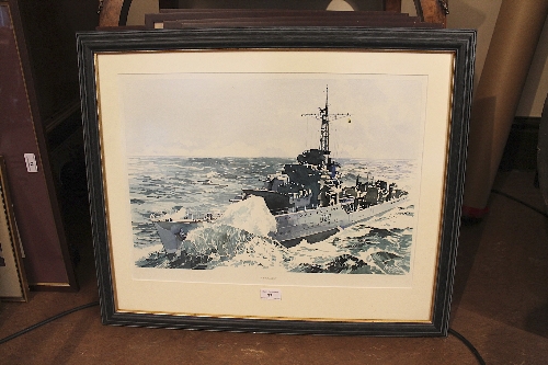 ****WITHDRAWN***
Ossie Jones
"Comus"
Watercolour 
signed and dated 2006
This particular ship has