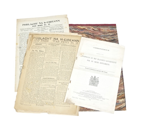 POBLACHT NA HEIREANN. WAR NEWS.
A good collection of 12 numbers, 1922-23, including nos. 12, 15, 23,