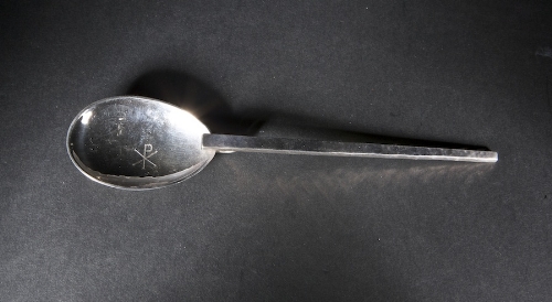 A CASED COPY OF THE FOURTH CENTURY 'TRAPRAIN LAW' SPOON, Birmingham 1997 by the St. Dunsran