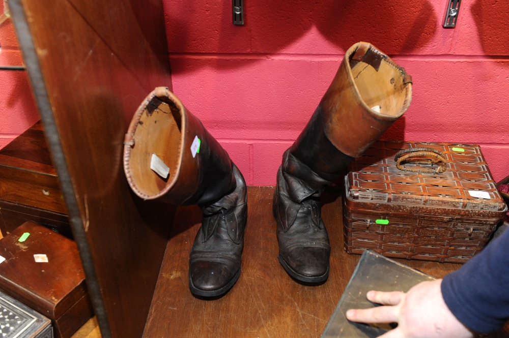 A pair of Hawkins riding boots