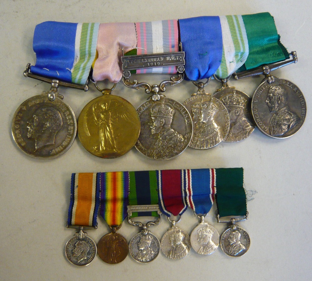 A group of six medals, awarded to Capt HW Alderson, viz. 1914-1918 Defence and War Medals; a