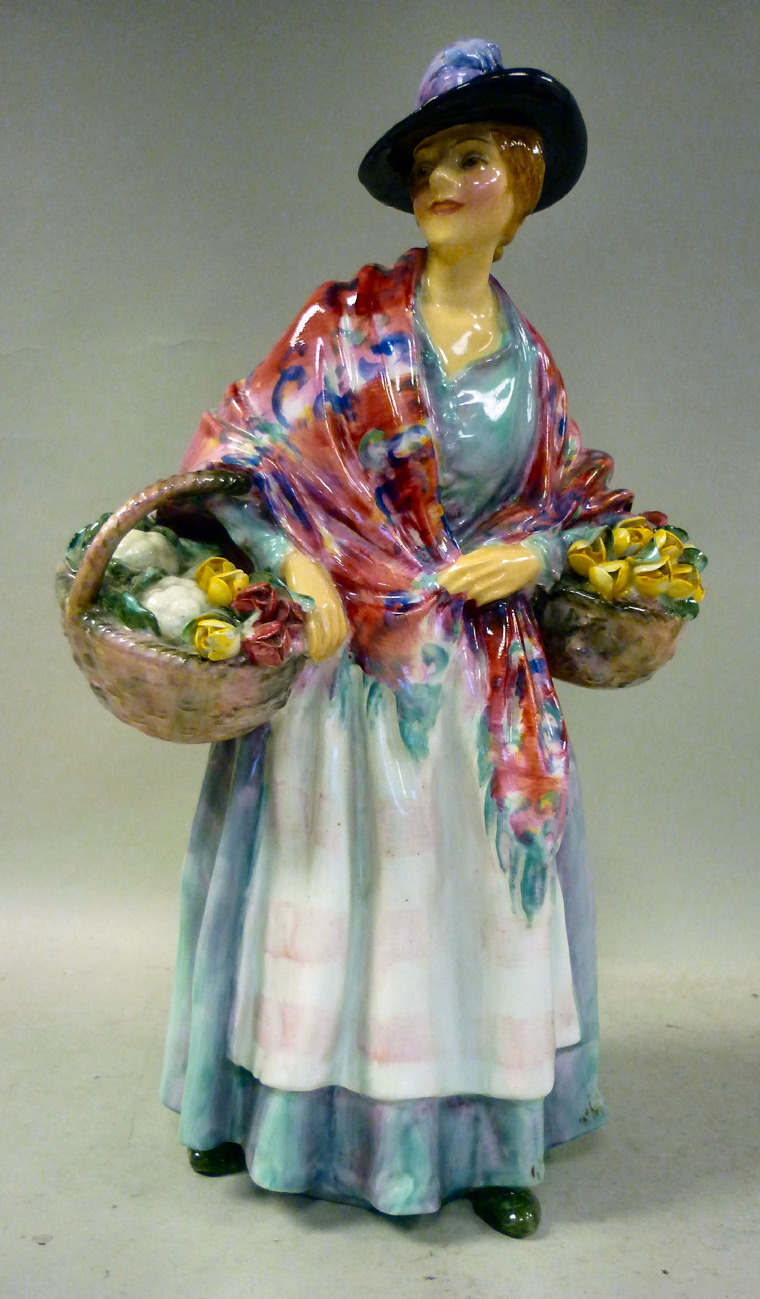 A Royal Doulton china figure `Romany Sue` HN1757 designer L Harradine issued 1936-1949 9.25``h