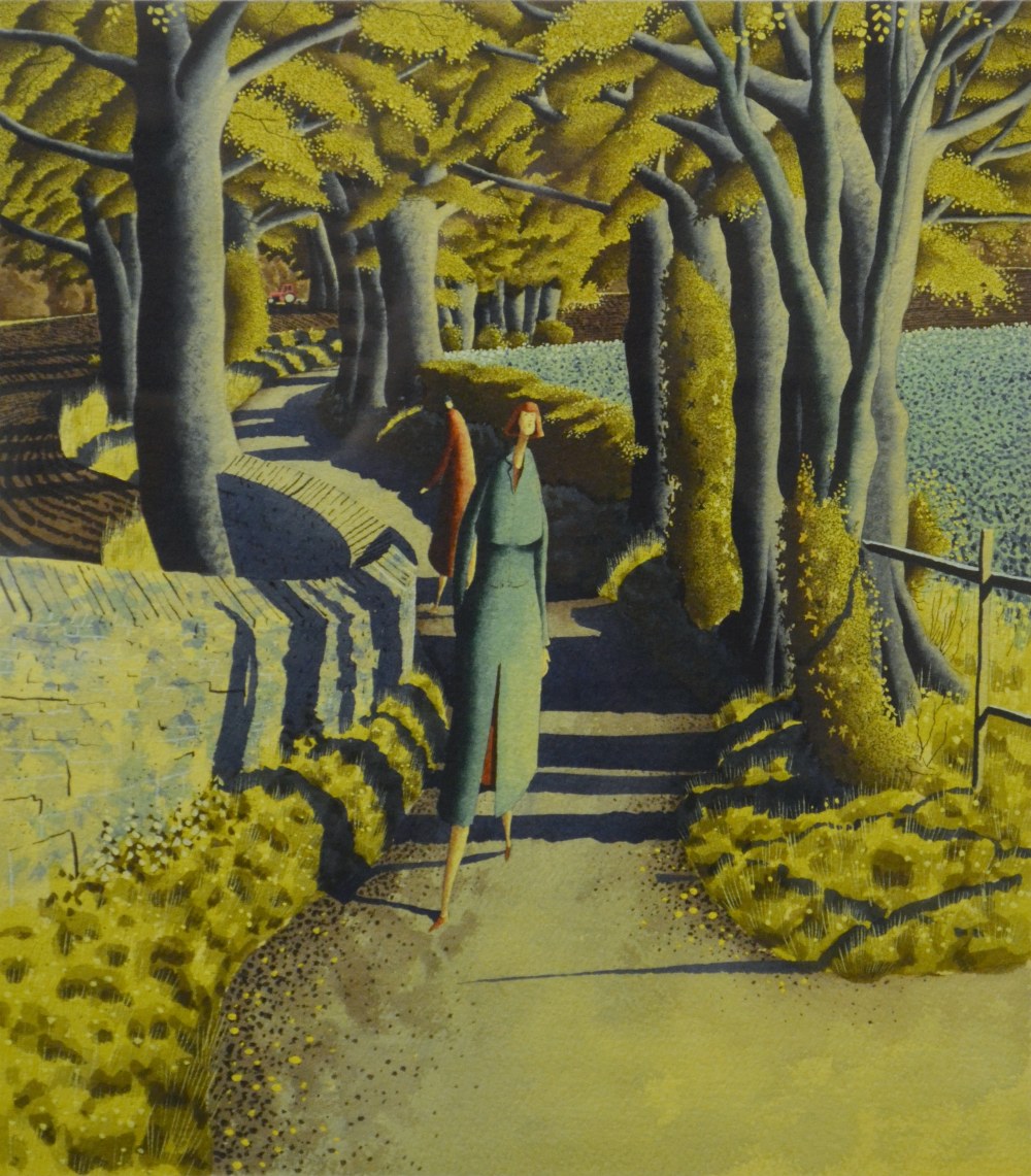 ** Simon Palmer (British, b. 1956) - 'Maud Married a Lord and became rather Snooty', watercolour,