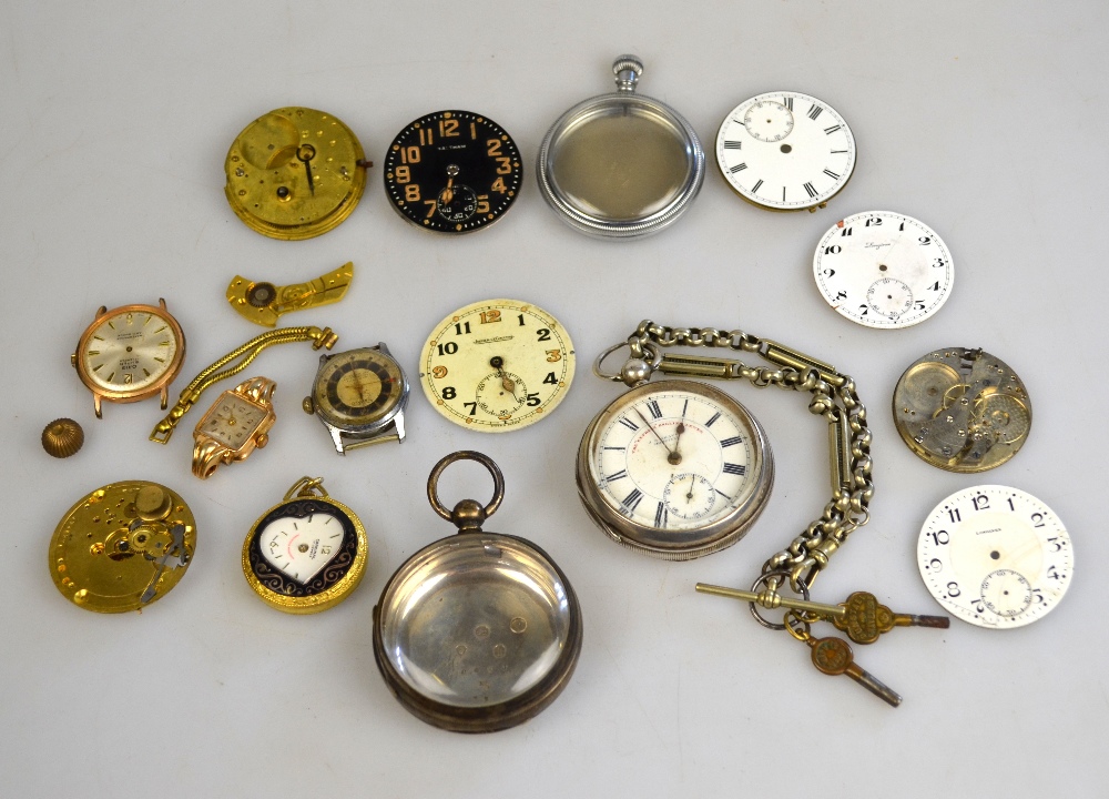 An Edwardian silver pocket watch with 'Express' English Lever Movement by R. G. Graves of