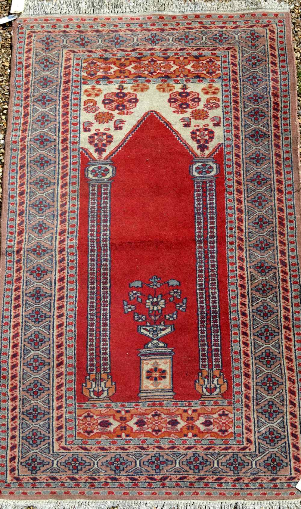 Heriz runner, 2.44 x 0.67 m to/w four Turkish rugs (5)