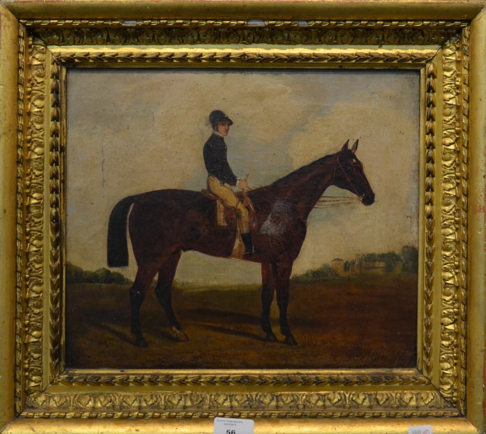 Henry Thomas Alken (1785-1851) - Horse and rider, oil on canvas, signed, 29 x 34.5 cm Condition