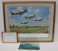 After John Young Inspiration The official Douglas Bader 60th Anniversary limited edition print,