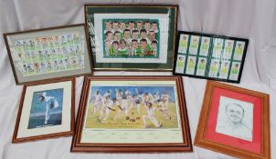 After Jeff Giggs Glamorgan County Cricket Club, Norwich Union Sunday League Champions 2002 A Print