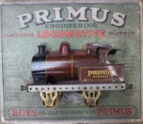 A primus engineering No.3 outfit, together with the body of a Primus locomotive, Meccano magazines