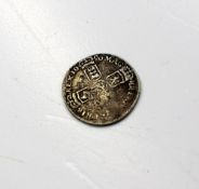 A William III silver six pence dated 1696