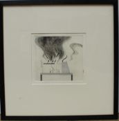 After David Hockney b. 1937 G6 Lathe and Fire Etching, aquatint and drypoint 1969 Illustration for