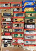 A collection of Corgi and models of yesteryear including minis, open top bus etc