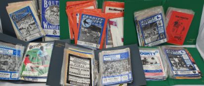 Cardiff City A.F.C., a collection of 9 ring binders containing a 1980`s collection.
