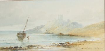 E.A Krause
Bambora Castle
Watercolour
Signed and inscribed
17 x 36 cm