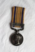 A Victorian South Africa Medal, with 1879 clasp issued to 1579 PTE T.Hurlow, 2/24/FOOT