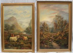 Henry John Livens
Highland cattle in a mountainous landscape
Oil on canvas
Signed
73.5 x 47.5cm