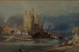 Attributed to Samuel Jackson
A castle with a river in the foreground
Watercolour
19 x 29.5cm