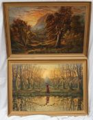 Henry John Livens
Figures in a wooded landscape
Oil on canvas
Signed
50 x 85cm
Together with a